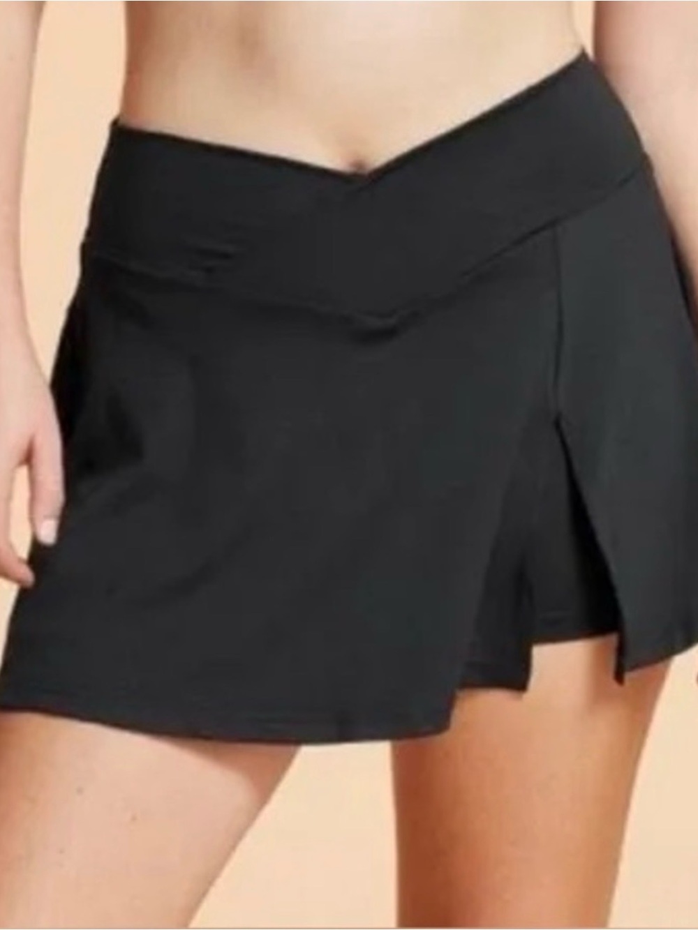Blogilates crisscross slit skort